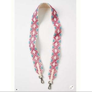ANTHROPOLOGIE Geo Beaded Bag Strap